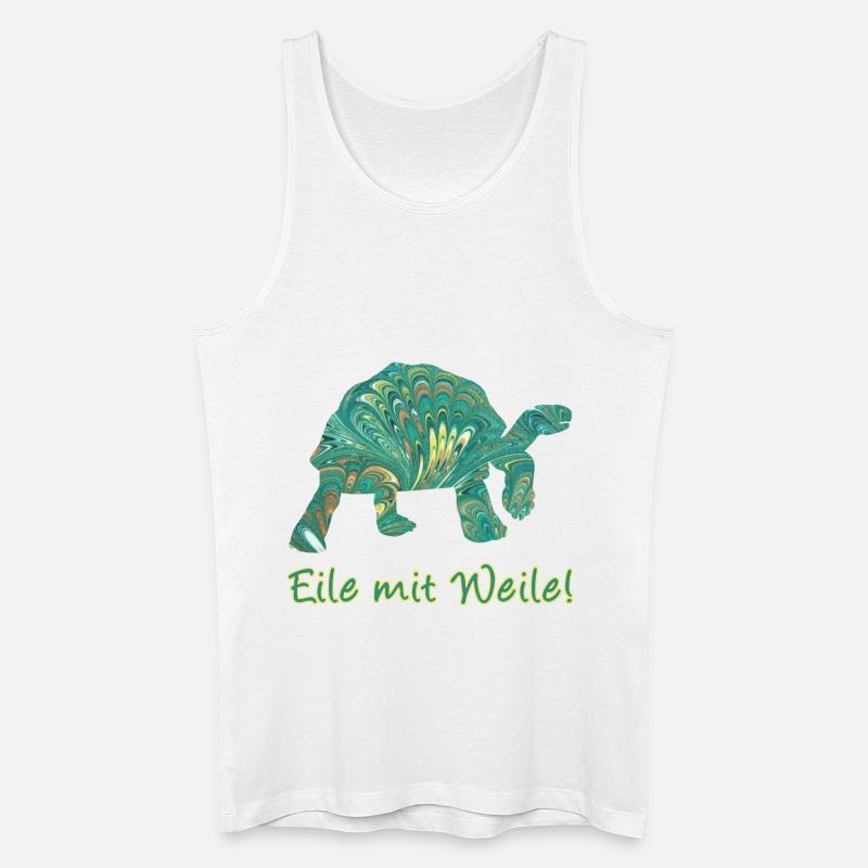 schildkröte e 71 - Männer Bio Tank Top - Weiß