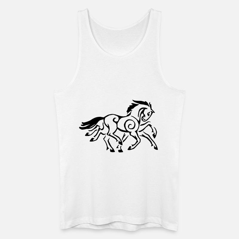 Sleipnir - Männer Bio Tank Top - Weiß