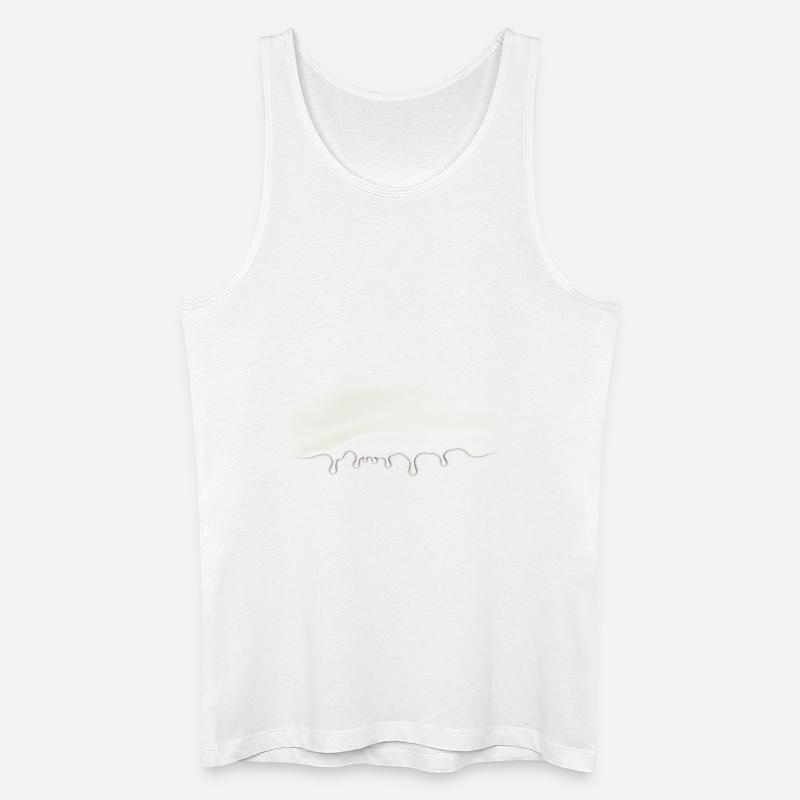 Milch - Männer Bio Tank Top - Weiß