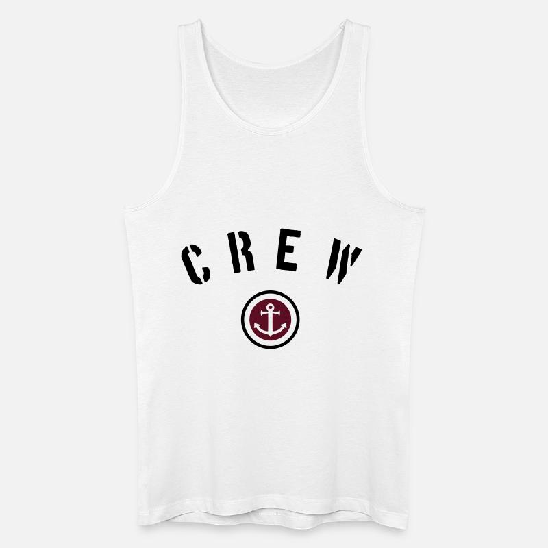 crew - Männer Bio Tank Top - Weiß