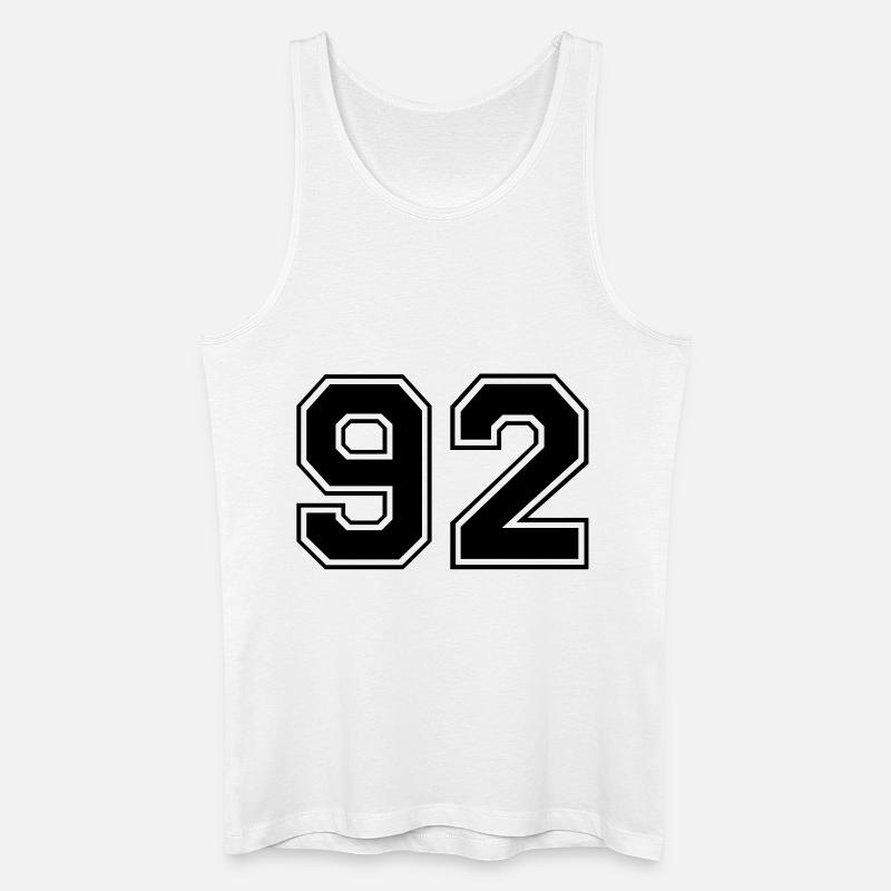 92 - Männer Bio Tank Top - Weiß