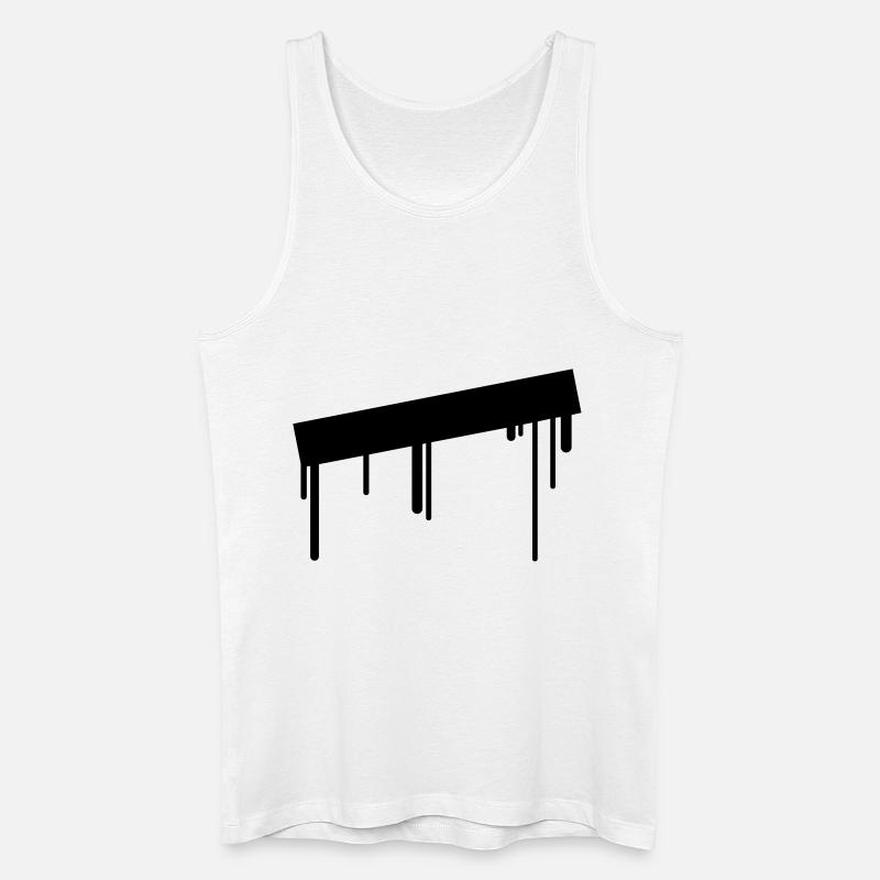 empty_graffiti_frame - Men’s Organic Tank Top - white