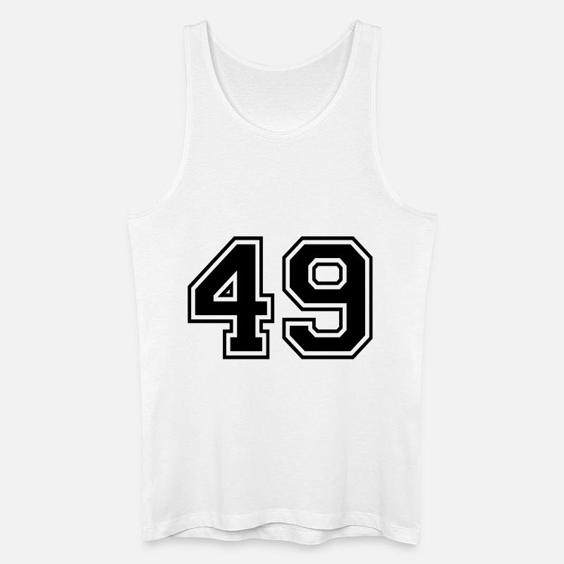49 - Männer Bio Tank Top - Weiß