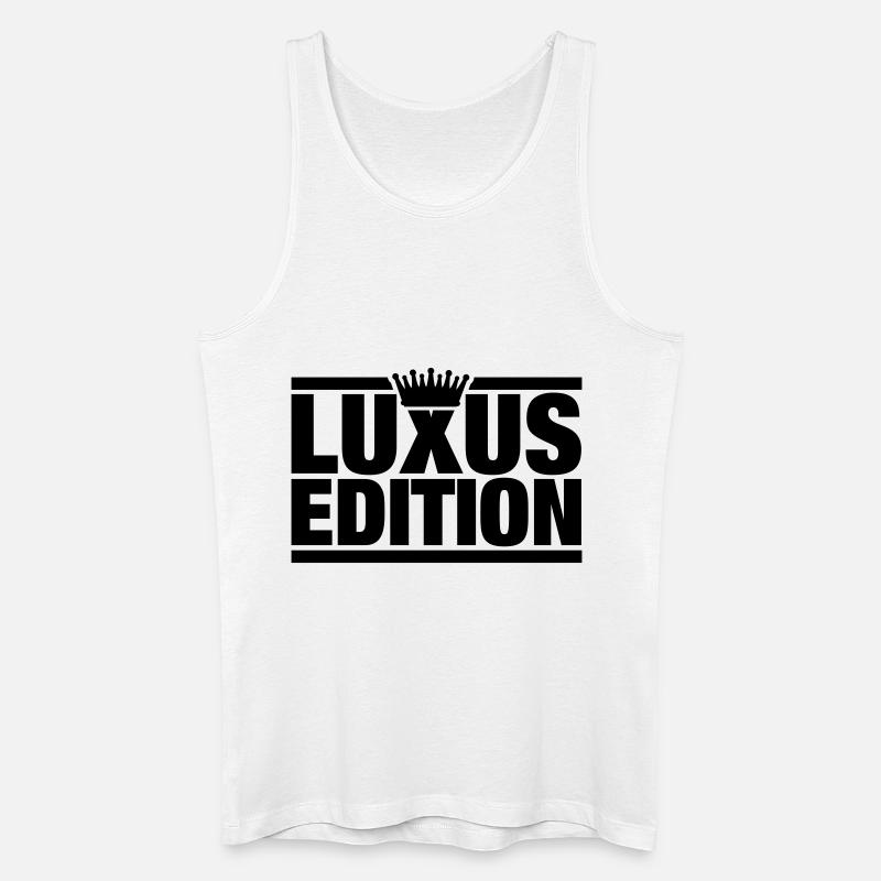 luxus_edition_gr1 - Männer Bio Tank Top - Weiß