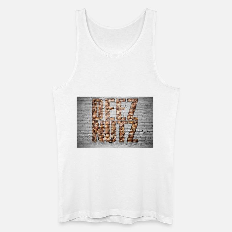 Deez Nutz Graffiti - Männer Bio Tank Top - Weiß