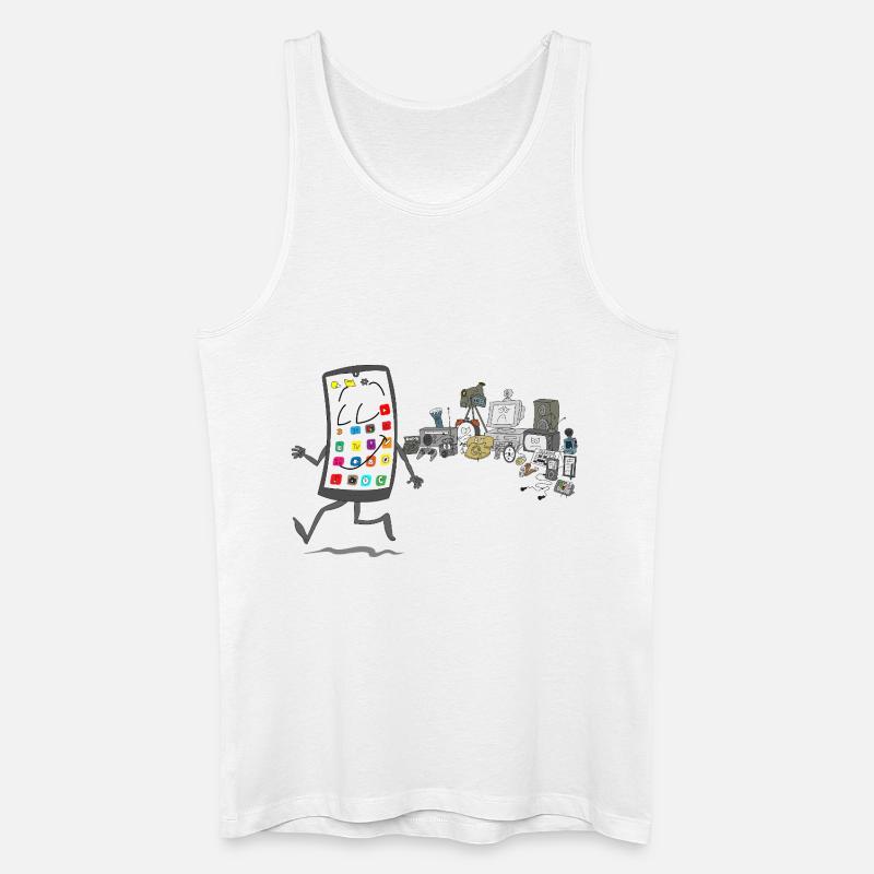 Neuzeit - Männer Bio Tank Top - Weiß