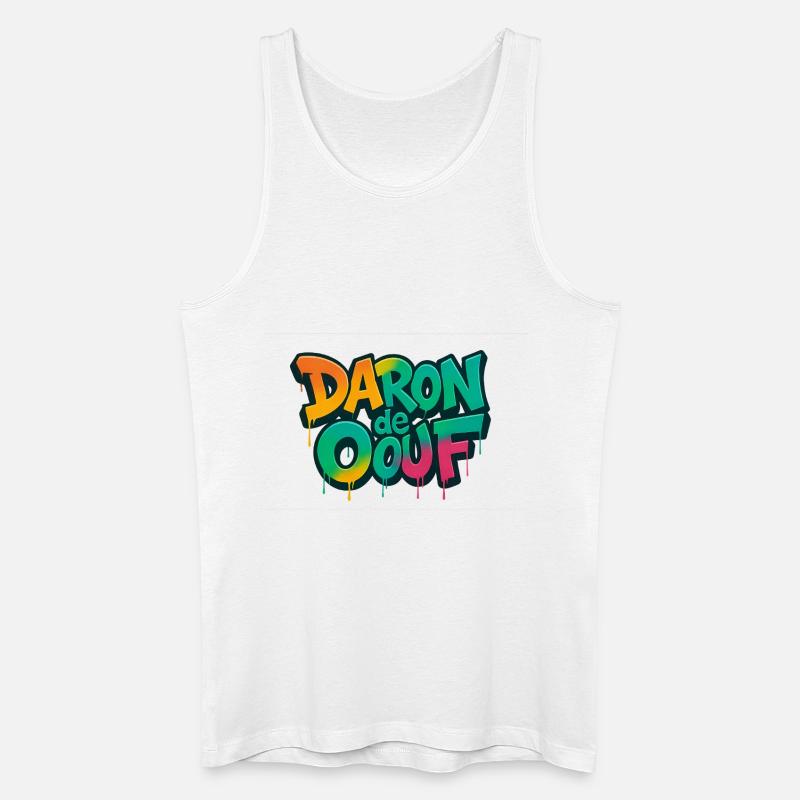 Daron de ouf - Männer Bio Tank Top - Weiß