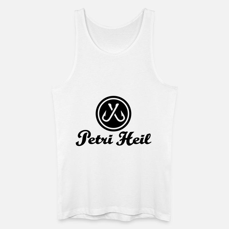 Petri Heil - Männer Bio Tank Top - Weiß