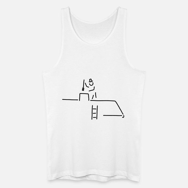 schornsteinfeger - Männer Bio Tank Top - Weiß