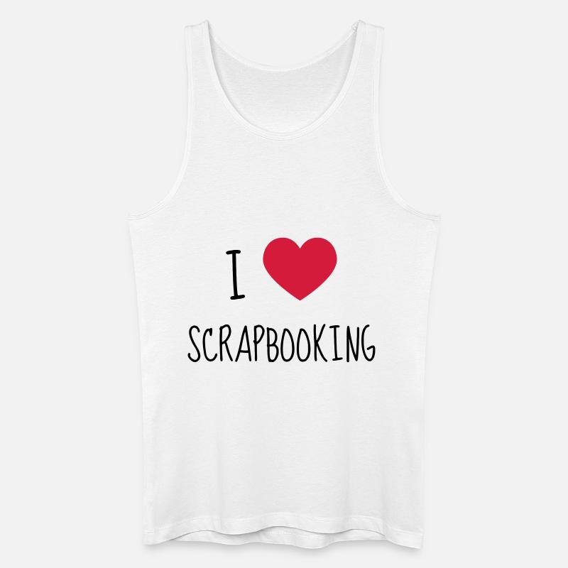 Scrapbooking / Scraper / Scrapeuse / Schaber - Men’s Organic Tank Top - white