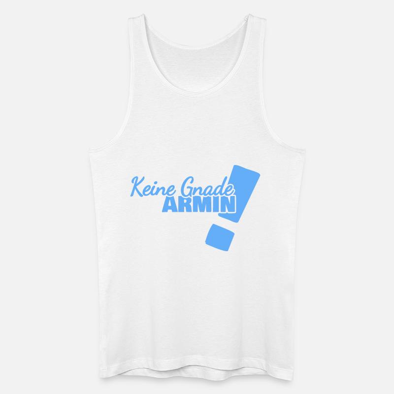 Armin - Männer Bio Tank Top - Weiß