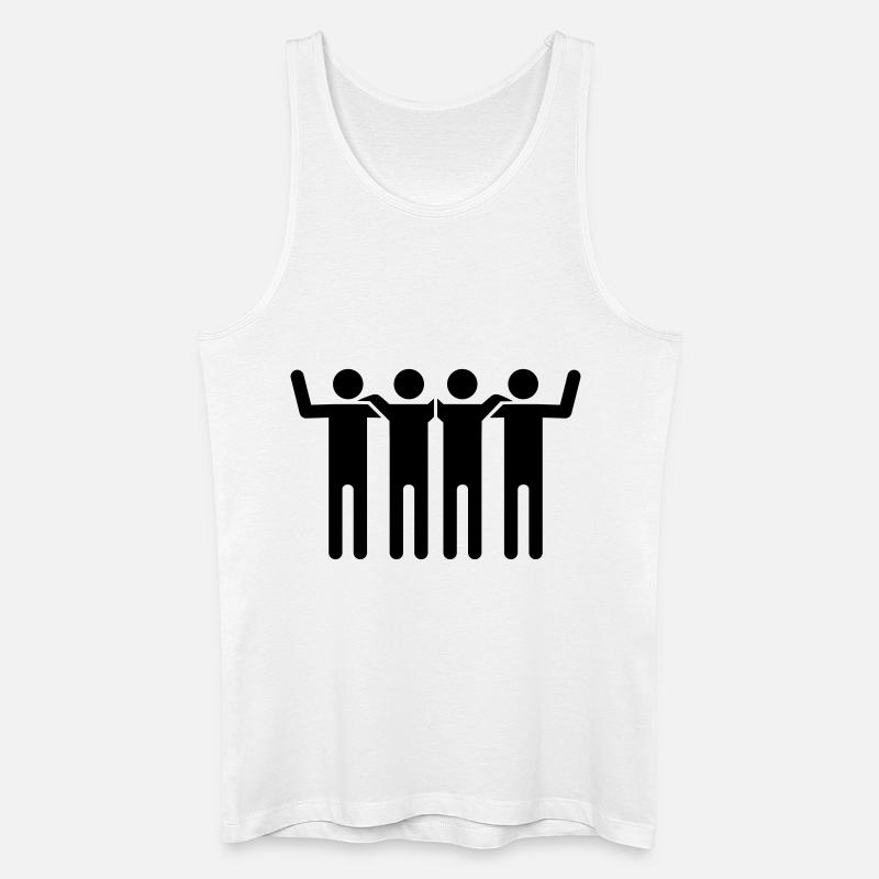 Junggesellenabschied - Männer Bio Tank Top - Weiß