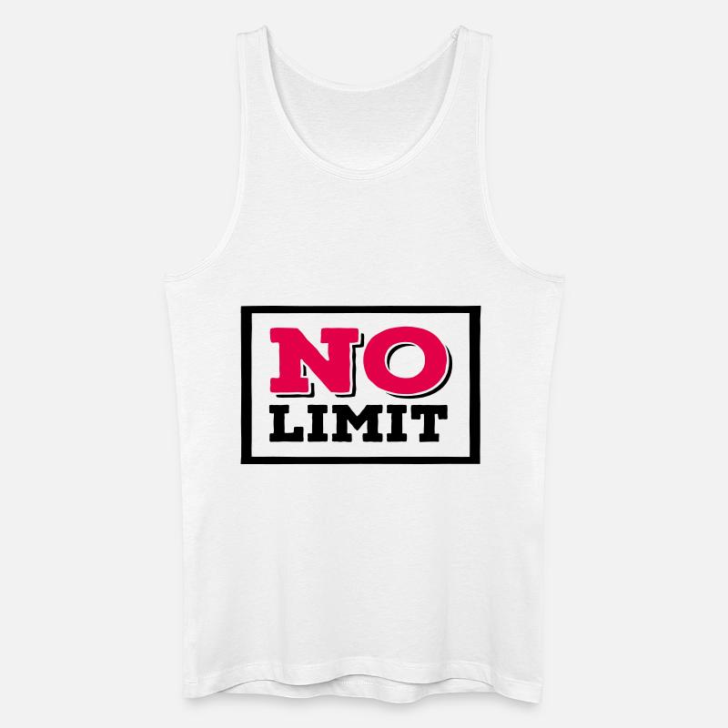 NoLimit - Männer Bio Tank Top - Weiß