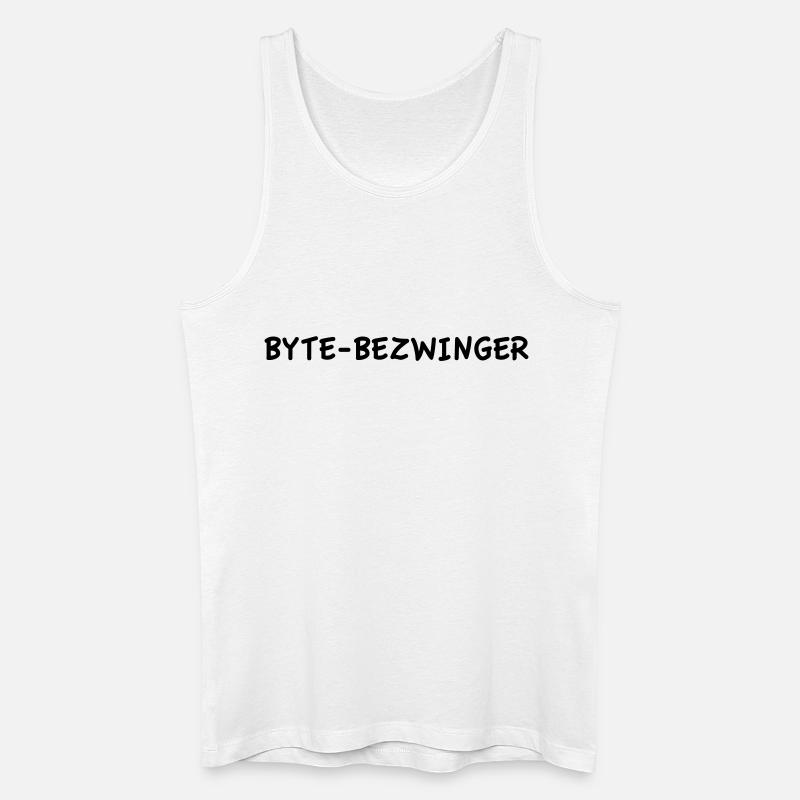 Byte Conqueror - Men’s Organic Tank Top - white