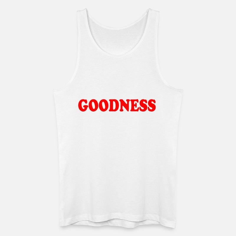 goodness - Männer Bio Tank Top - Weiß