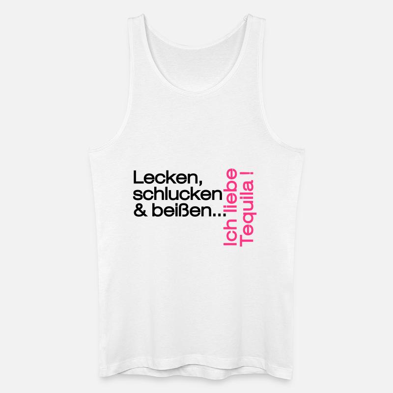 tequilla - Männer Bio Tank Top - Weiß