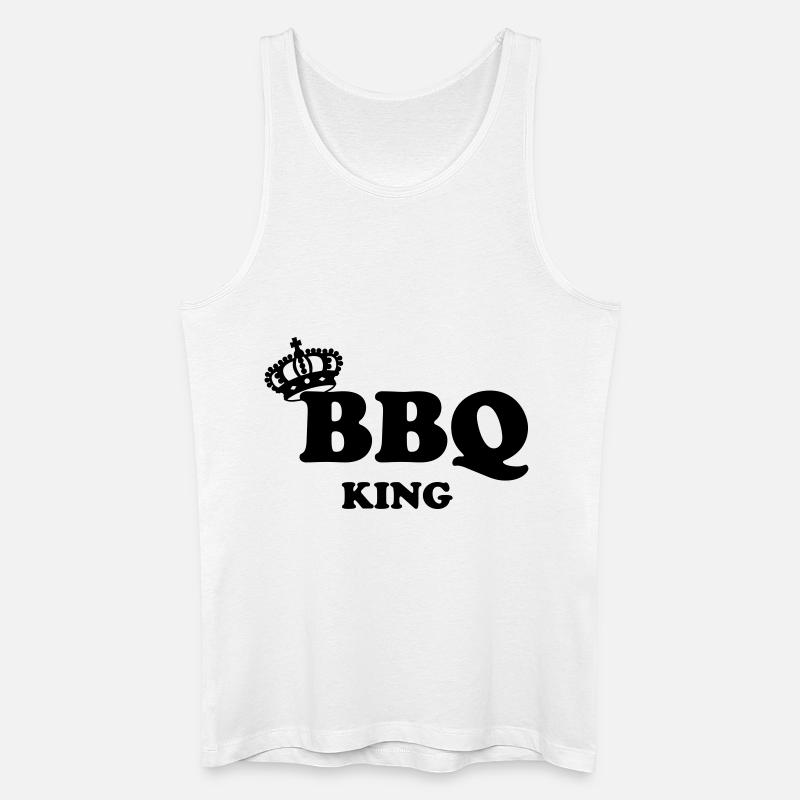 BBQ - Männer Bio Tank Top - Weiß