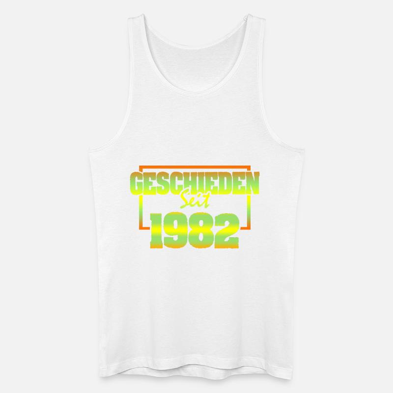 Ehemann 1982 - Männer Bio Tank Top - Weiß