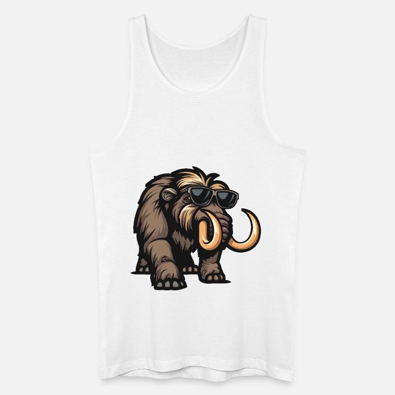 Mammut Cool Comic - Männer Bio Tank Top - Weiß
