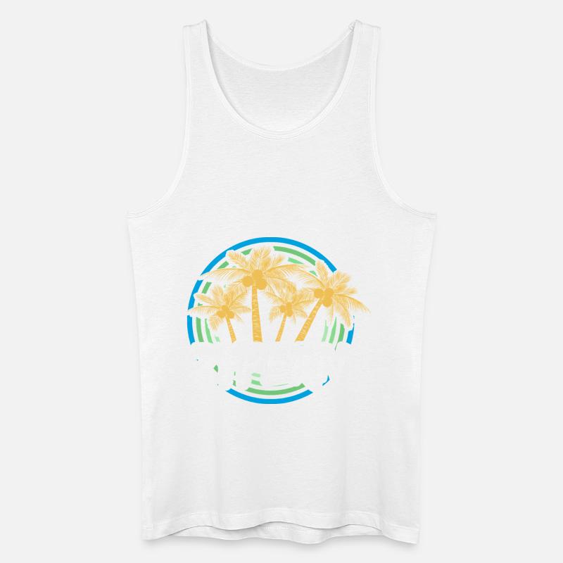 Zypern als Urlaub - Männer Bio Tank Top - Weiß