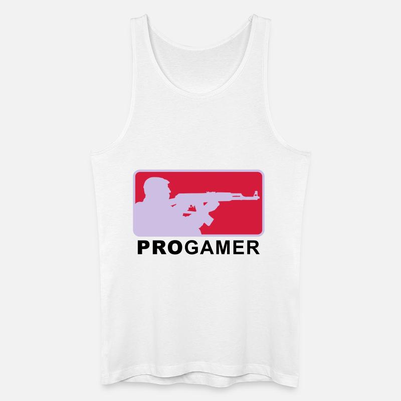 progamer_2011_4_3c - Männer Bio Tank Top - Weiß