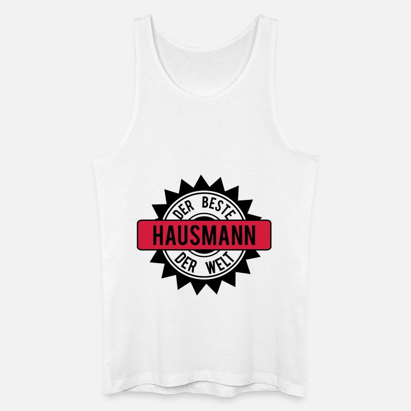 der beste hausmann 2c - Männer Bio Tank Top - Weiß