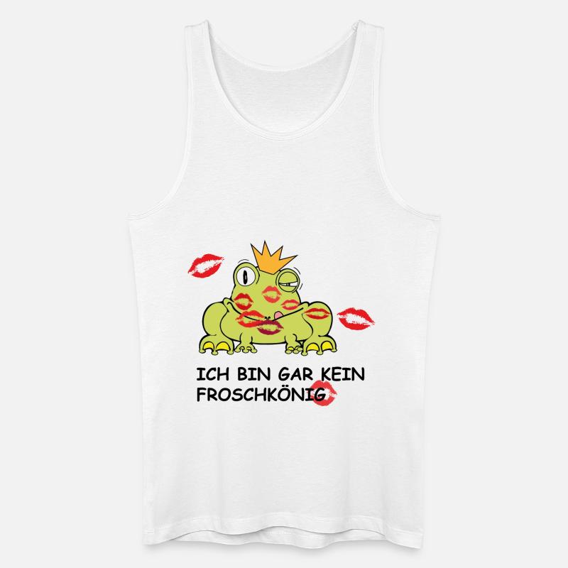 Froschkönig - Männer Bio Tank Top - Weiß