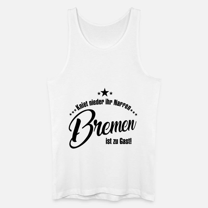 Bremen - Männer Bio Tank Top - Weiß