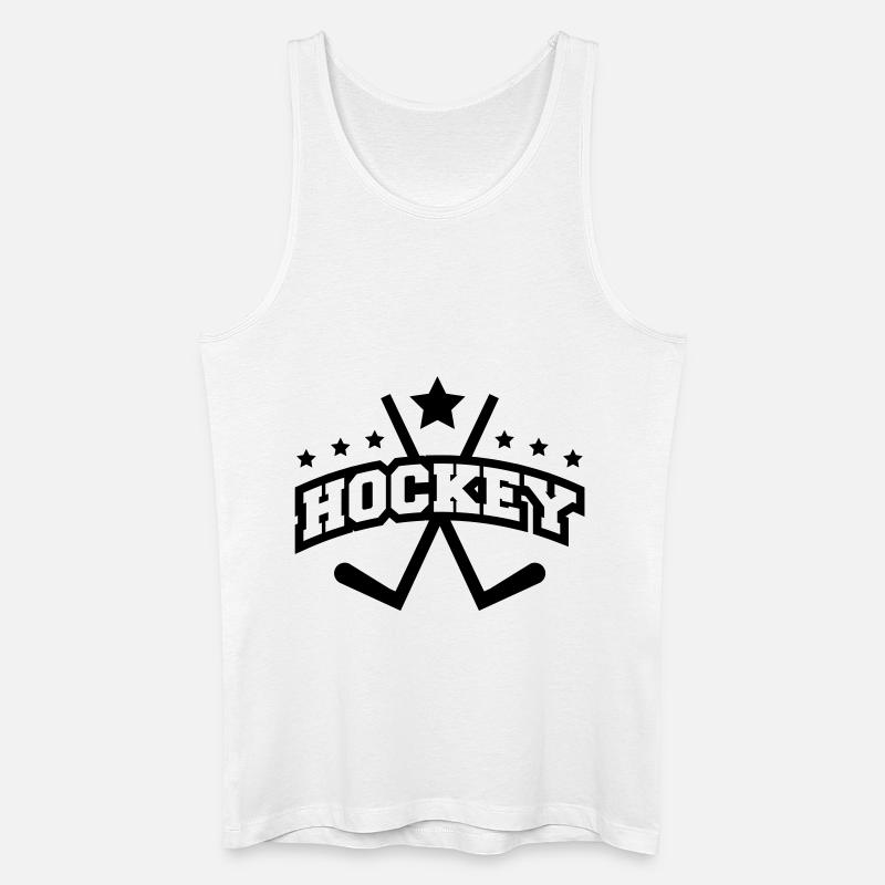 hockey_design_wq1 - Männer Bio Tank Top - Weiß