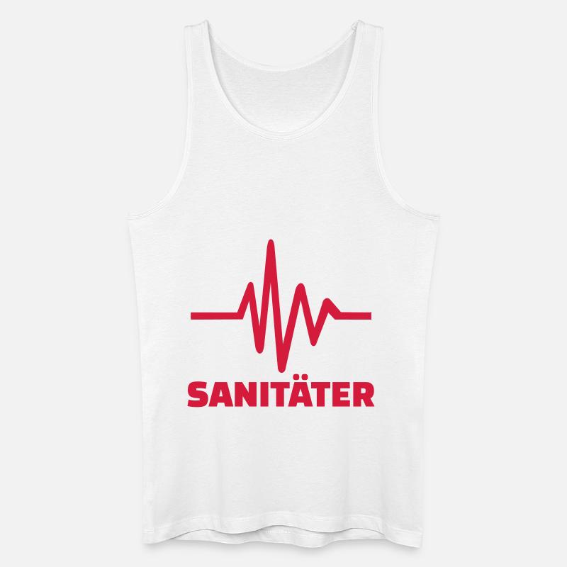 Sanitäter - Männer Bio Tank Top - Weiß