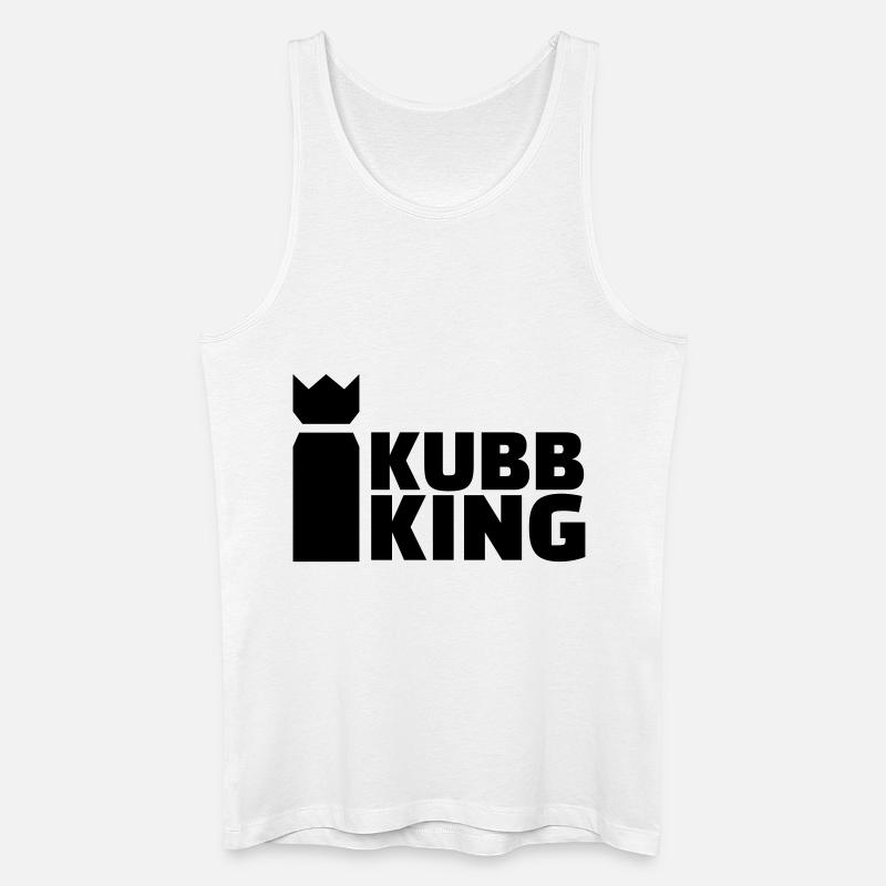 Kubb - Männer Bio Tank Top - Weiß