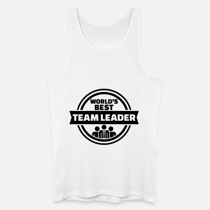 Teamleiter - Männer Bio Tank Top - Weiß