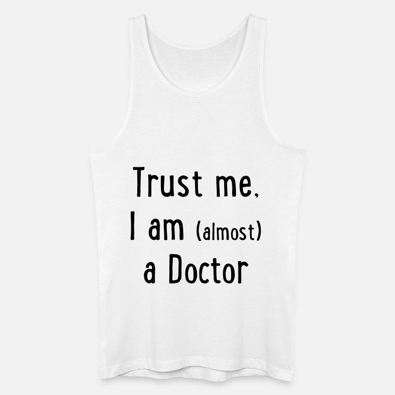 Arzt - Männer Bio Tank Top - Weiß