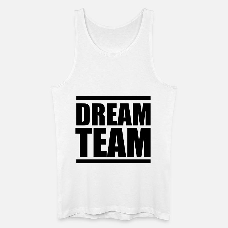 dream team - Männer Bio Tank Top - Weiß