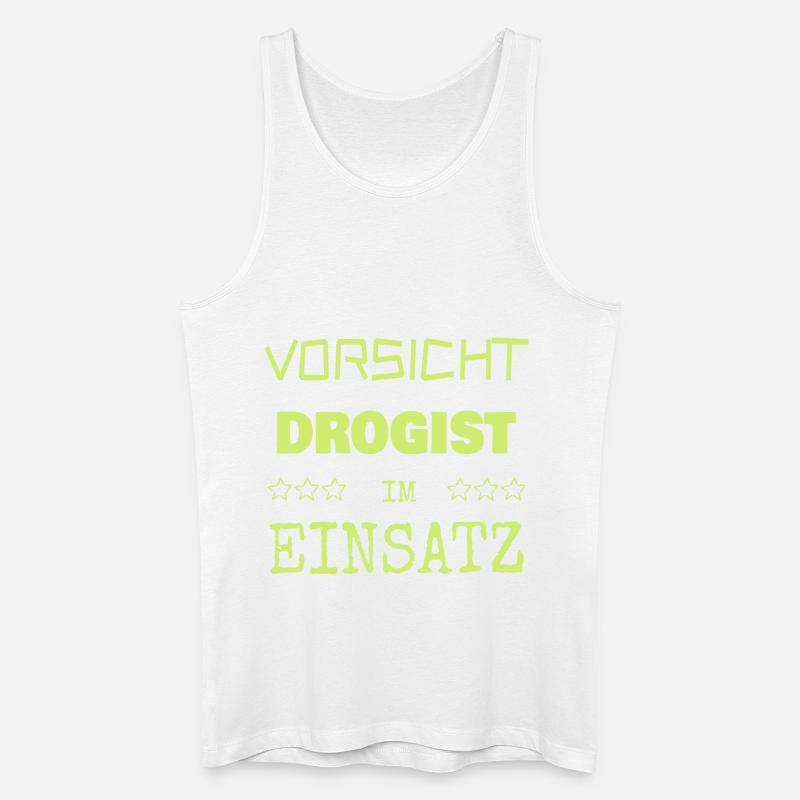 Drogist - Männer Bio Tank Top - Weiß