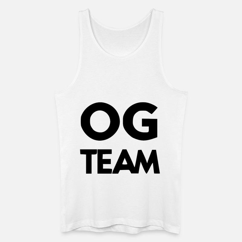 OG-Team - Männer Bio Tank Top - Weiß