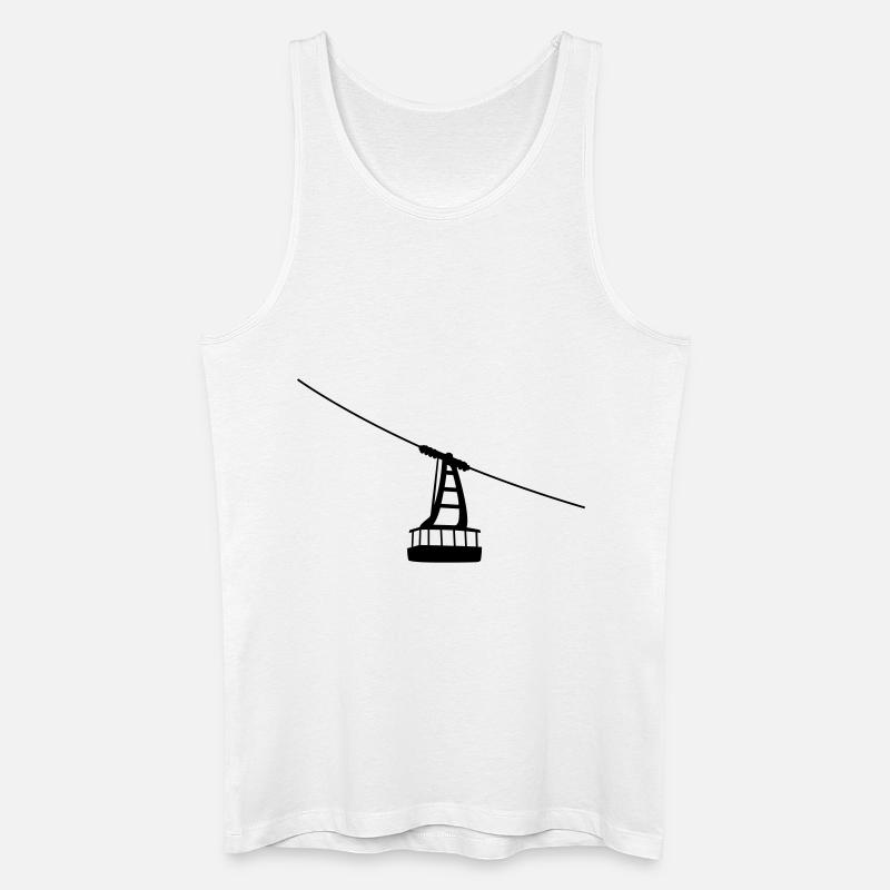 Die Gondel - Männer Bio Tank Top - Weiß