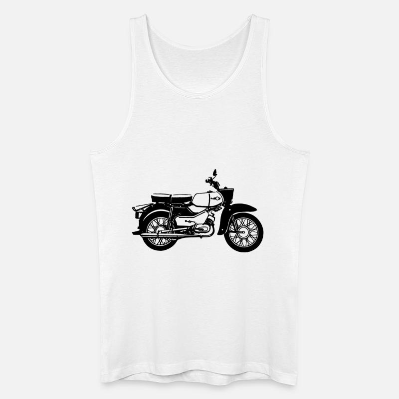 Simson Sperber - Männer Bio Tank Top - Weiß