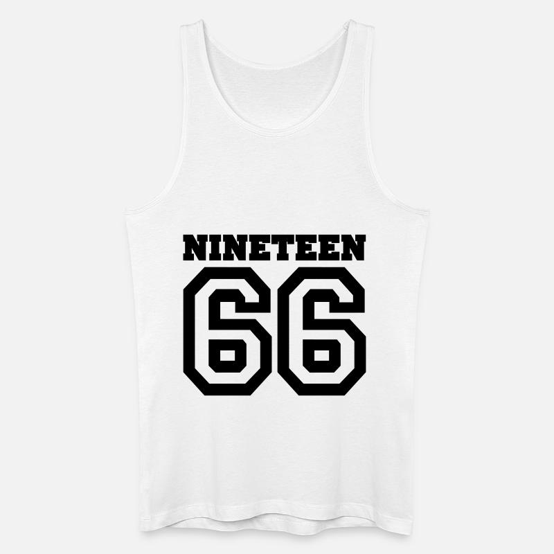 1966 - Männer Bio Tank Top - Weiß