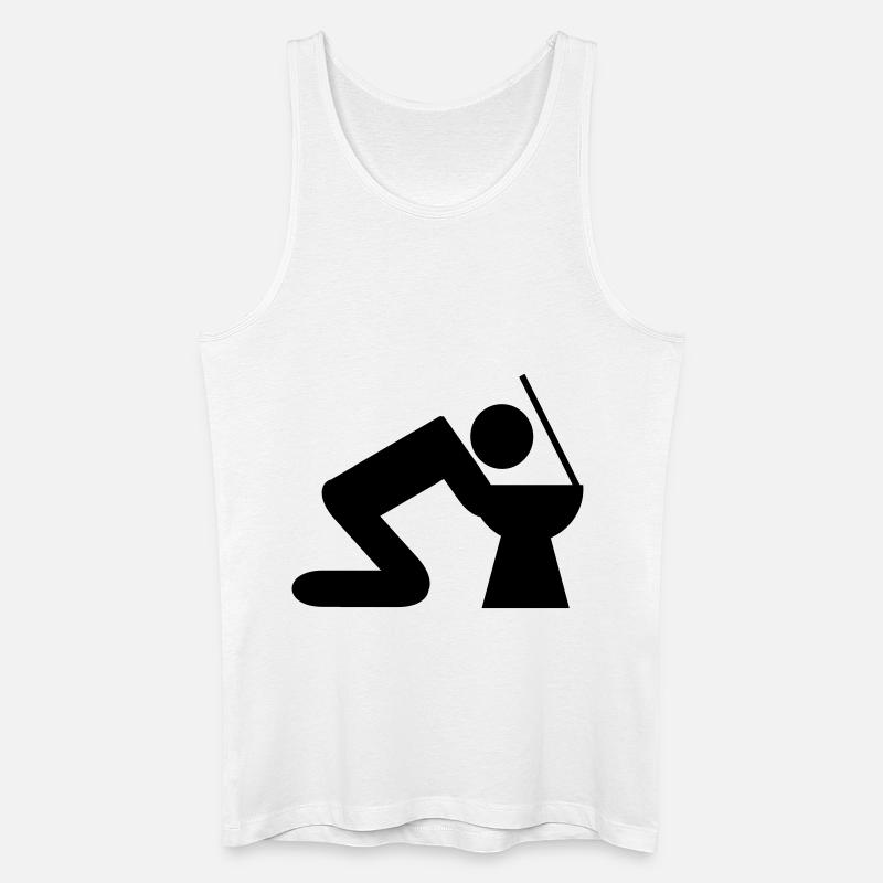 übergeben - Männer Bio Tank Top - Weiß
