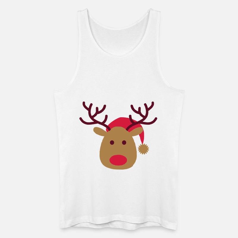 elch - Männer Bio Tank Top - Weiß