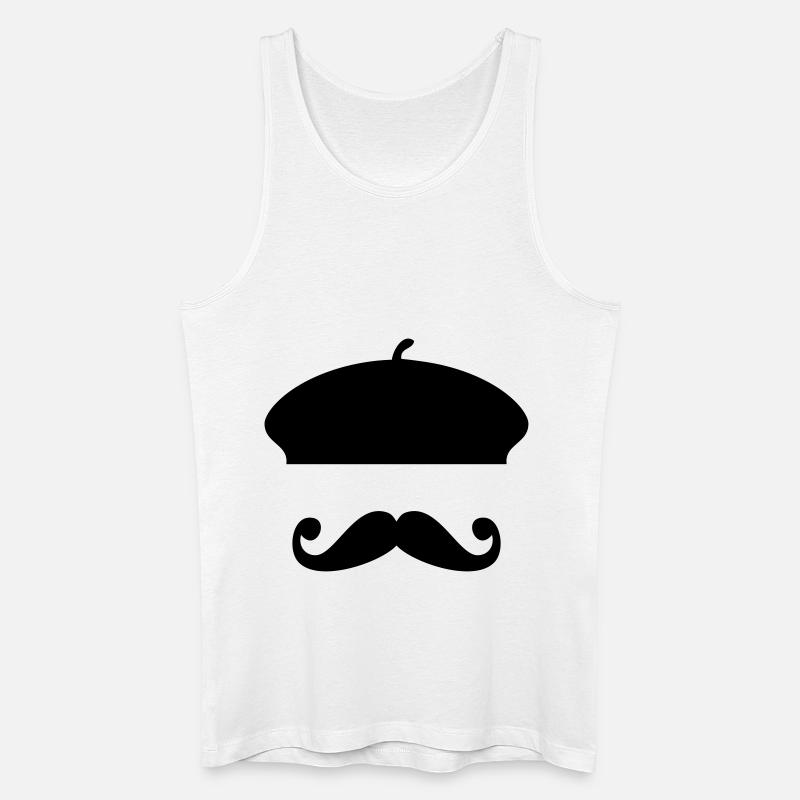 französisch touch - Männer Bio Tank Top - Weiß