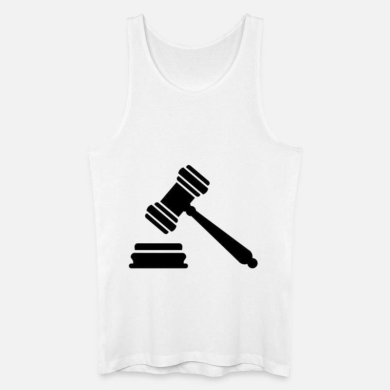 Richter - Männer Bio Tank Top - Weiß