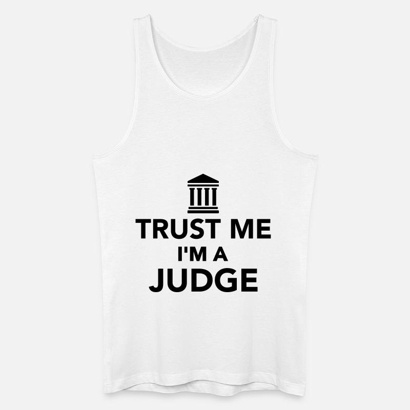 Richter - Männer Bio Tank Top - Weiß