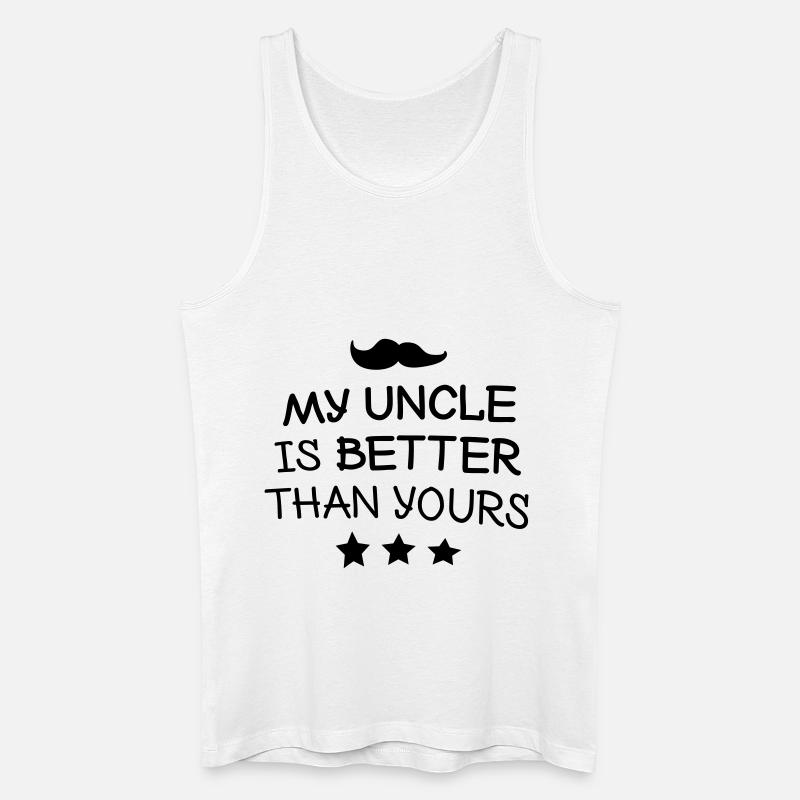 My Uncle - Männer Bio Tank Top - Weiß