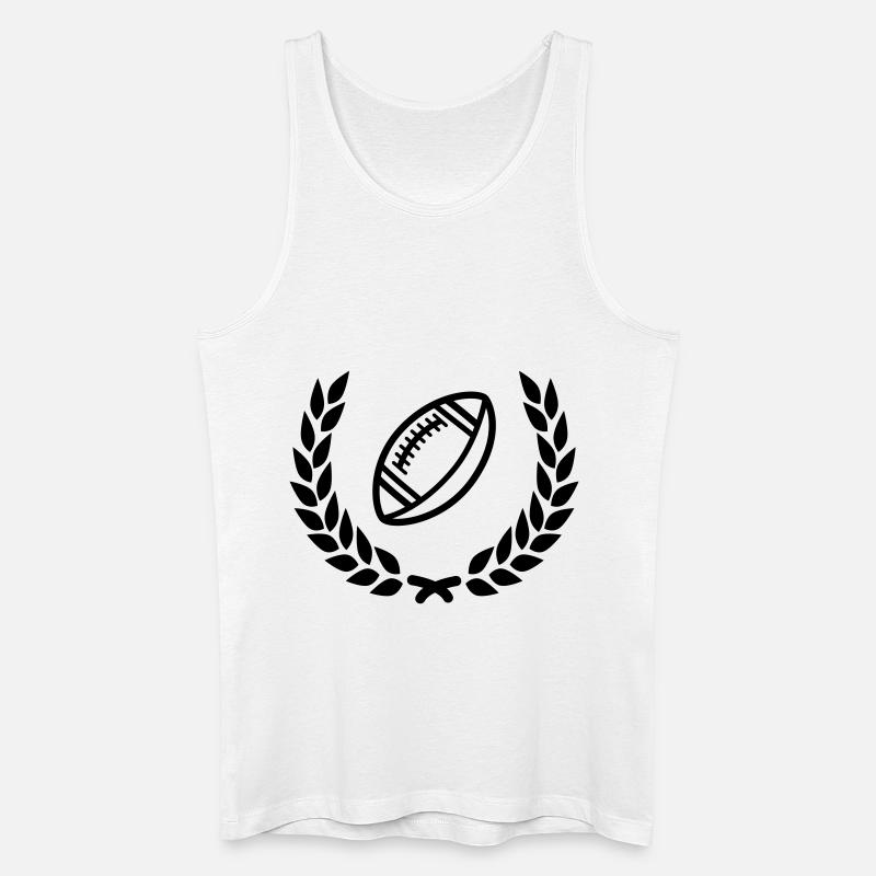 rugby - Men’s Organic Tank Top - white