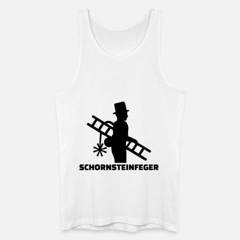 Schornsteinfeger - Männer Bio Tank Top - Weiß