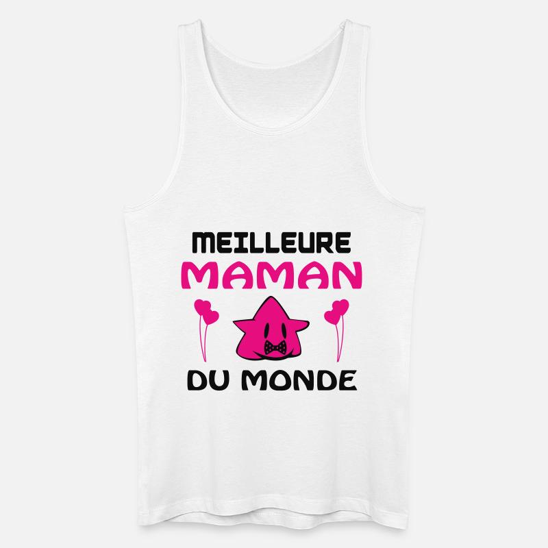 BESTE MUTTER DER WELT - Männer Bio Tank Top - Weiß