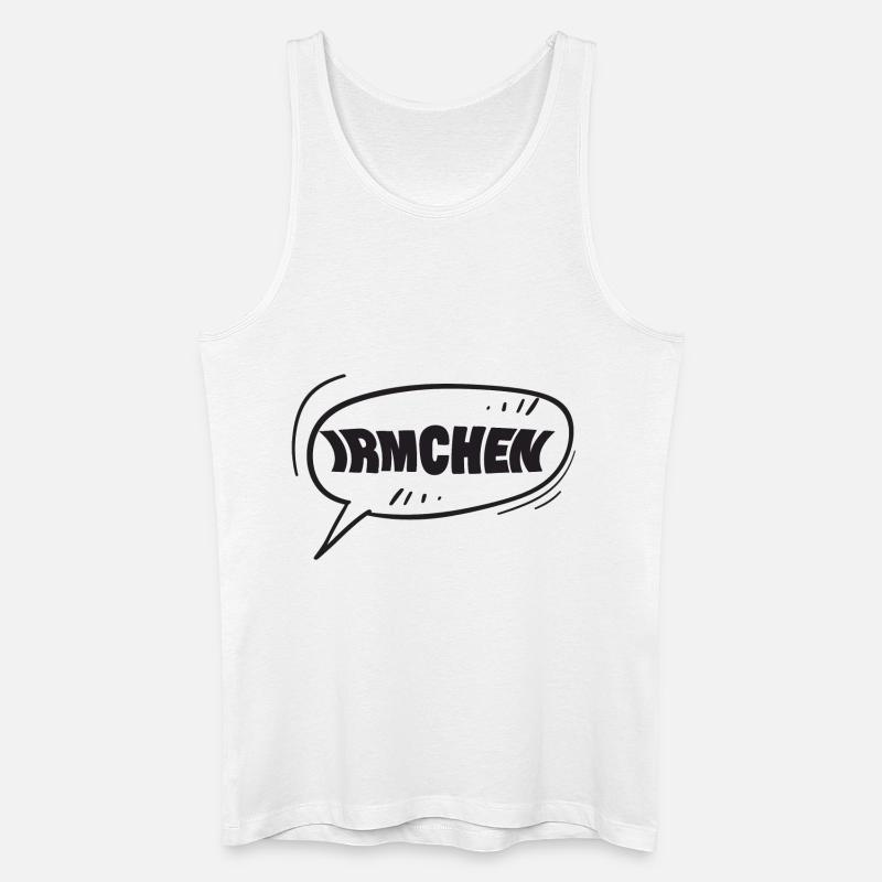 Irmchen als Irmchen - Männer Bio Tank Top - Weiß
