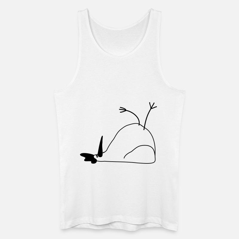 Huhn 1 farbig - Männer Bio Tank Top - Weiß